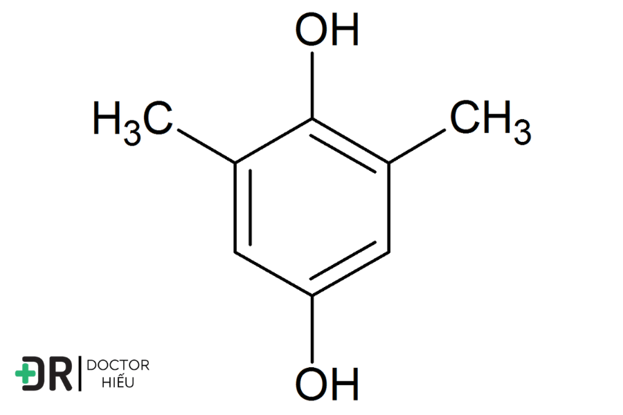 Công thức phân tử của Hydroquinone